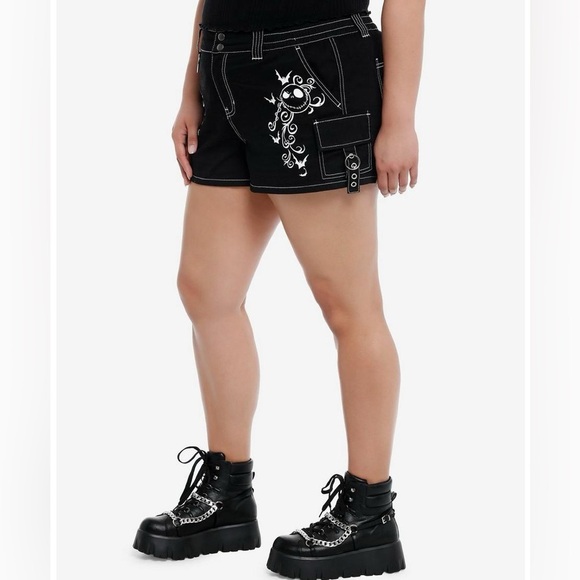 Disney nightmare before Christmas jack skellington zero shorts plus size nwot